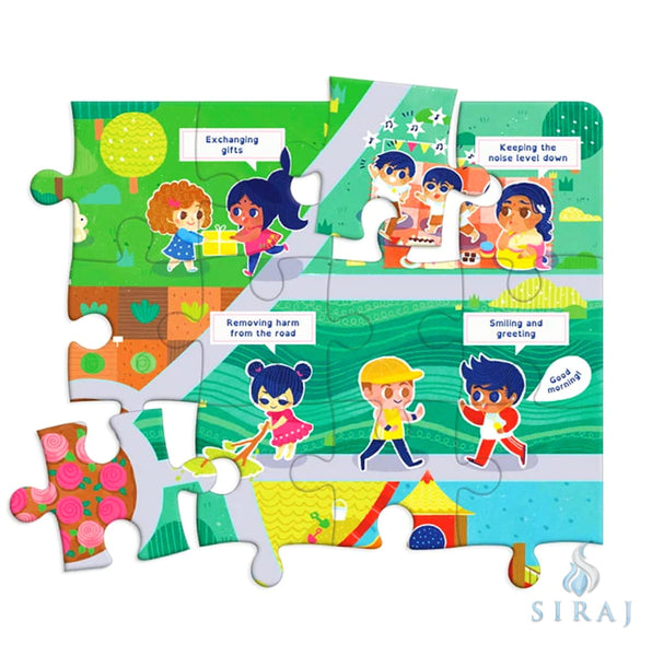 Awesomely Good Manners: A Day at the Park Puzzle - Games - Tertib Publishing
