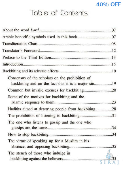 Backbiting And Its Adverse Effects - Islamic Books - IIPH