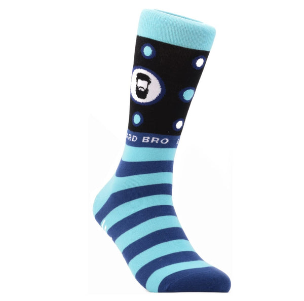 Beard Bro Socks - Blue - US 8-12 - Socks - Halal Socks