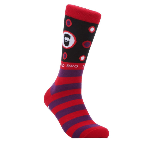 Beard Bro Socks - Red - Halal Socks