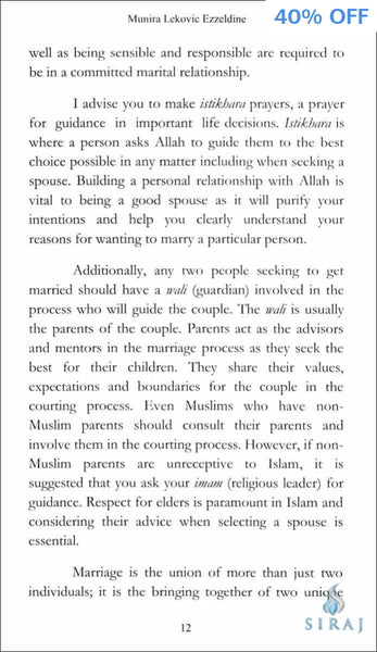 Before the Wedding: Questions for Muslims to Ask Before Getting Married - Islamic Books - Izza Publishing