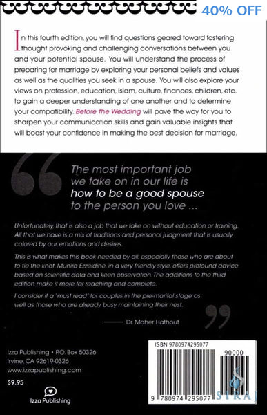 Before the Wedding: Questions for Muslims to Ask Before Getting Married - Islamic Books - Izza Publishing