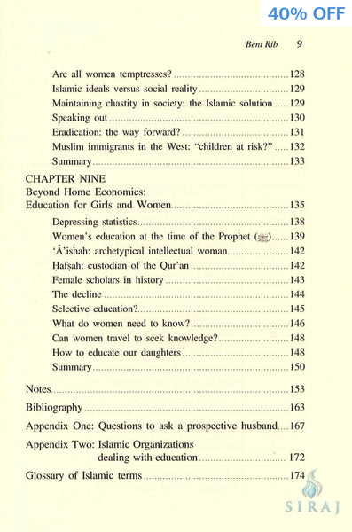 Bent Rib: Journey Through Women’s Issues in Islam - Islamic Books - IIPH