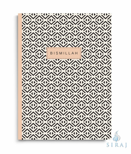 Bismillah Notebook - Geometric Beige - Notebooks - Islamic Moments