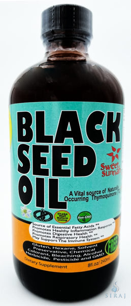 Black seed Oil 8 oz - Glass Bottle - Black Seed Oil - Sweet Sunnah