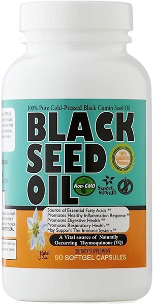 Black Seed Oil - 90 Softgel Capsules 500mg - Black Seed Oil - Sweet Sunnah