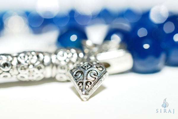 Blue Agate Tesbih - Prayer Beads - Siraj