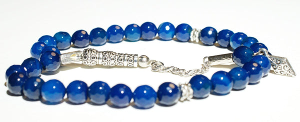 Blue Agate Tesbih - Prayer Beads - Siraj