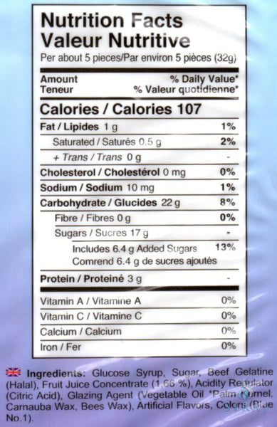Blue Sharks - Gummy Halal Candy 150g - Candy - Yummy Gummy