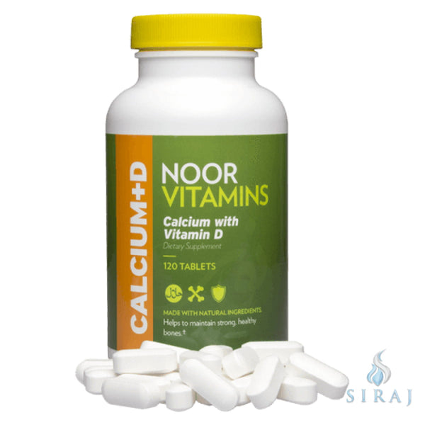 Calcium With Vitamin D - Halal Vitamins - Noor Vitamins