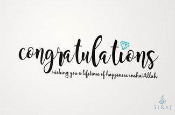 Congratulations Diamond Card - Greeting Cards - Made With Hab