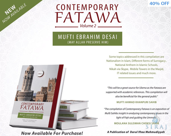 Contemporary Fatawa Volume 2 - Islamic Books - Darul Iftaa