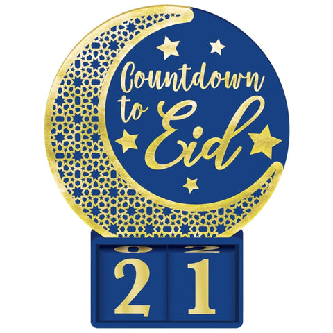 Countdown to Eid Standing Sign - Decor - Amscan