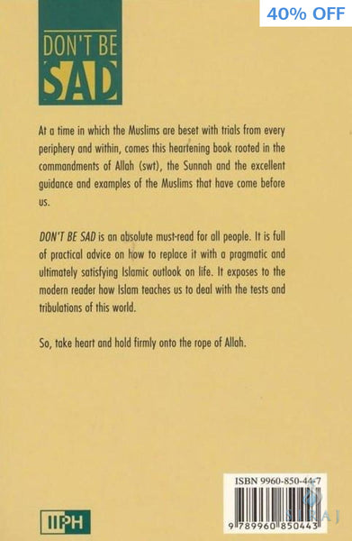 Dont Be Sad - Hardcover - Islamic Books - IIPH