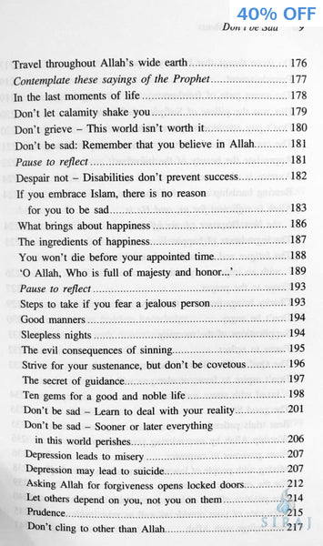 Dont Be Sad - Paperback - Islamic Books - IIPH
