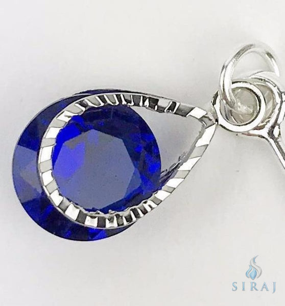 Droplet Hijab Pin - Silver - Sparkle Azure - Hijab Pins - Azyaan Jewelry