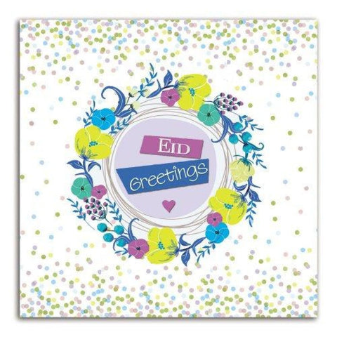 Eid Greetings Confetti - Greeting Cards - Islamic Moments