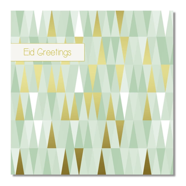 Eid Greetings Mint - Greeting Cards - Islamic Moments