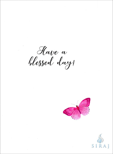 Eid Mubarak Butterflies Card - Greeting Cards - The Craft Souk