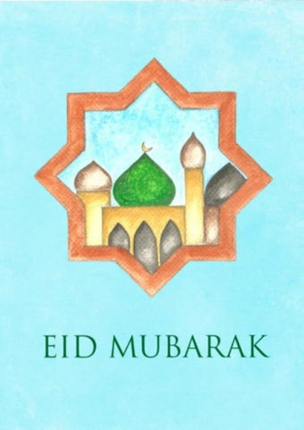 Eid Mubarak Card - Greeting Cards - The Craft Souk