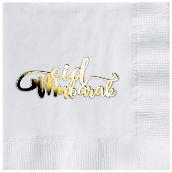 Eid Mubarak Charm Napkins - Tableware - Eid Creations