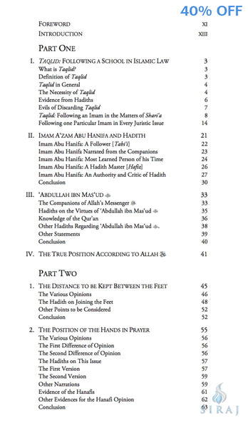Fiqh Al-Imam: Key Proofs In Hanafi Fiqh - Islamic Books - White Thread Press