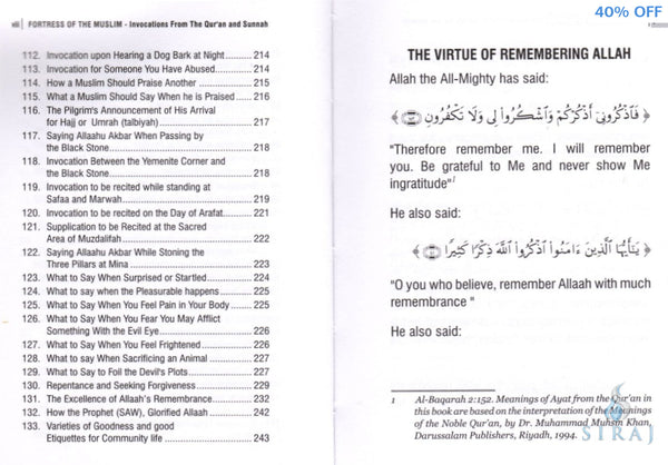 Fortress of the Muslim: Invocations from the Quran & Sunnah - Pocket Size - Islamic Books - Dakwah Corner Publications