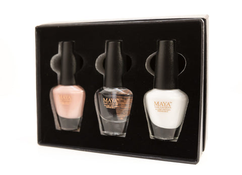 French Manicure Set - Nail Polish - Maya Cosmetics