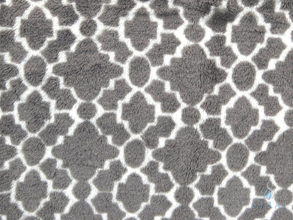 Geometric Plush Throw - Blankets - Siraj
