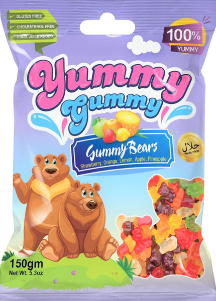 Gummy Bears - Gummy Halal Candy 150g - Candy - Yummy Gummy