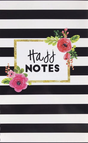 Hajj Flowers & Stripes Notebook - Notebooks - The Pampered Muslimah