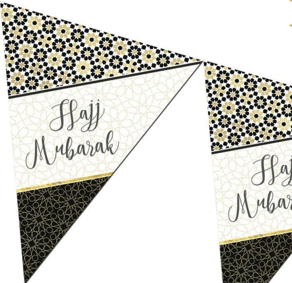 Hajj Mubarak Bunting Kit - Zellige - Decorations - Islamic Moments