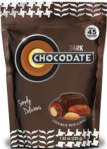 Halal Chocolate Dates - Dark Chocolate 225g - Dates - Chocodate