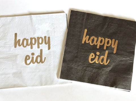 Happy Eid Dinner Napkin - Tableware - Eid Creations