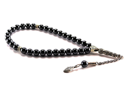 Hematite Tesbih - Prayer Beads - Siraj