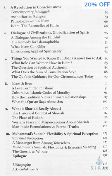 Holistic Islam: Sufism Transformation And The Needs Of Our Time - Islamic Books - White Cloud Press