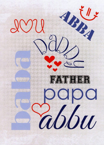 I Love You Baba Card - Greeting Cards - The Craft Souk