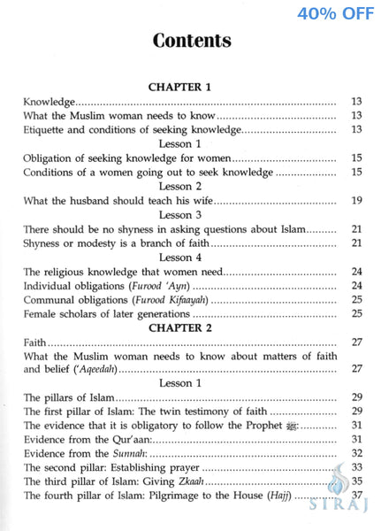 Important Lessons for Muslim Women - Islamic Books - Dar-us-Salam Publishers