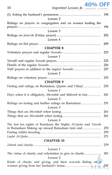Important Lessons for Muslim Women - Islamic Books - Dar-us-Salam Publishers