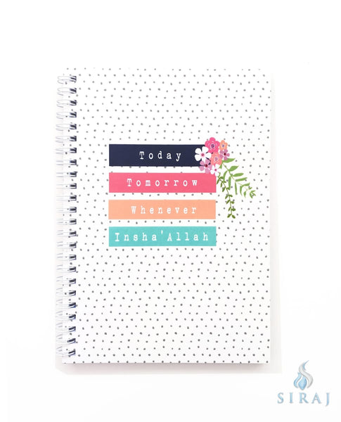 Inshallah Notebook - Notebooks - Islamic Moments