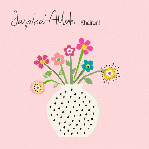 Jazaka’Allah Khairun! Card - Greeting Cards - Islamic Moments
