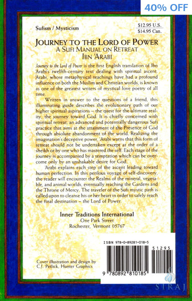 Journey to the Lord of Power: A Sufi Manual on Retreat - Islamic Books - Inner Traditions