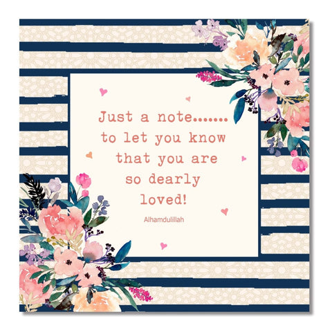 Just A Note Card - Greeting Cards - Islamic Moments
