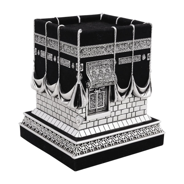 Kaba Replica - Silver Medium 4.5 x 4 - Islamic Home Decor - Gunes