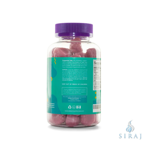 Kids Halal Calcium + Vitamin D Gummies - Halal Vitamins - Salaam Nutritionals