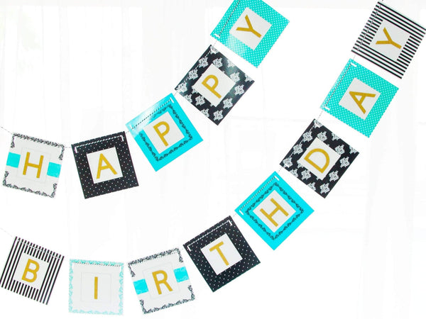 Lantern Damask DIY Banner - Decorations - Eid Creations