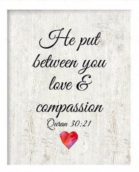 Love & Compassion Print - Art Prints - The Craft Souk