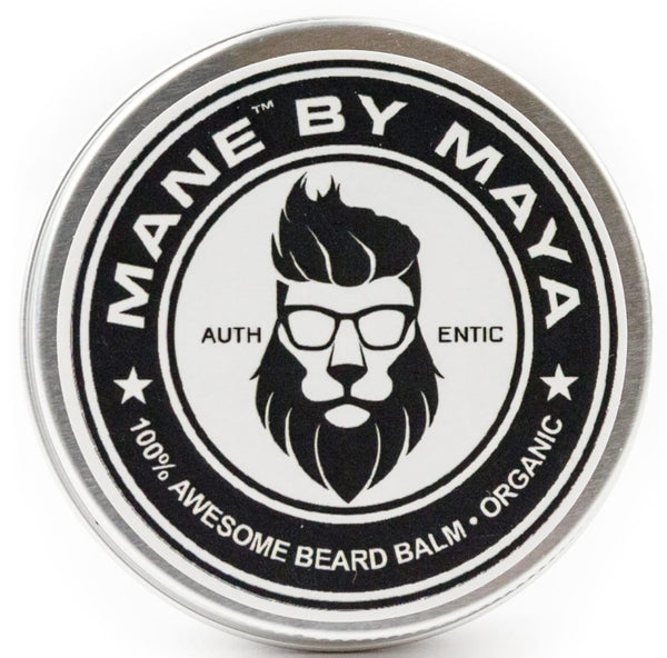 Mens Organic Beard Balm: Unscented (2 OZ) - Beard Balm - Maya Cosmetics