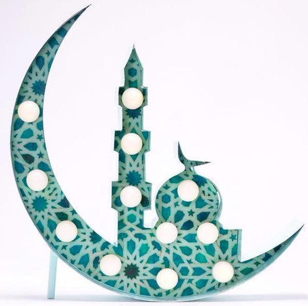 Mosque Silhouette Marquee Light - Lights - Days Of Eid