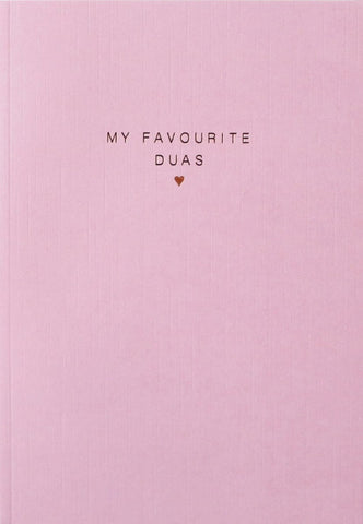 My Favorite Duas Luxe Notebook - Notebooks - Islamic Moments